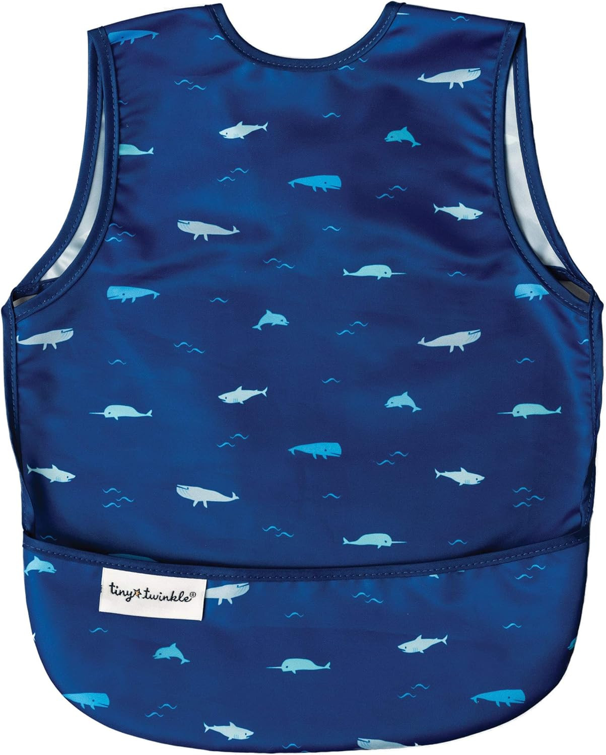 Tiny Twinkle Mess-Proof Apron Bib - Baby & Toddler Waterproof Smock with Tug-Proof Closure, 6-24 ... | Amazon (US)