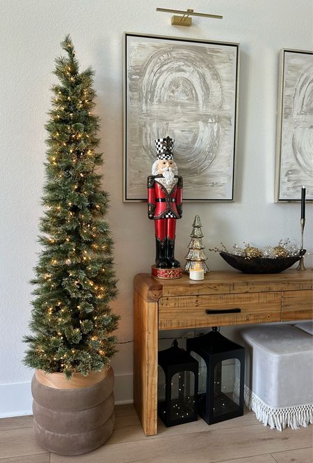 My favorite pencil tree is this Shelton cashmere Christmas tree from Walmart! No need for ornaments. #walmartpartner #walmartfinds #iywyk @walmart 

#LTKHoliday #LTKSeasonal #LTKhome