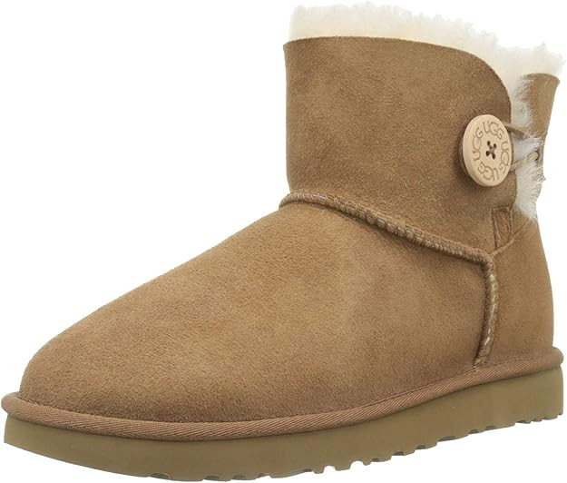 UGG Women's Mini Bailey Button Ii Boot | Amazon (US)