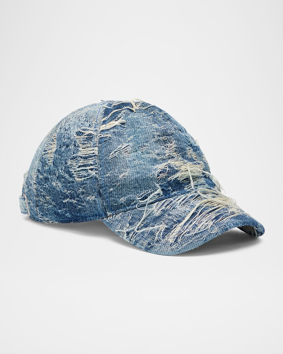 Men's C-Assidy Distressed Denim Baseball Cap | Neiman Marcus