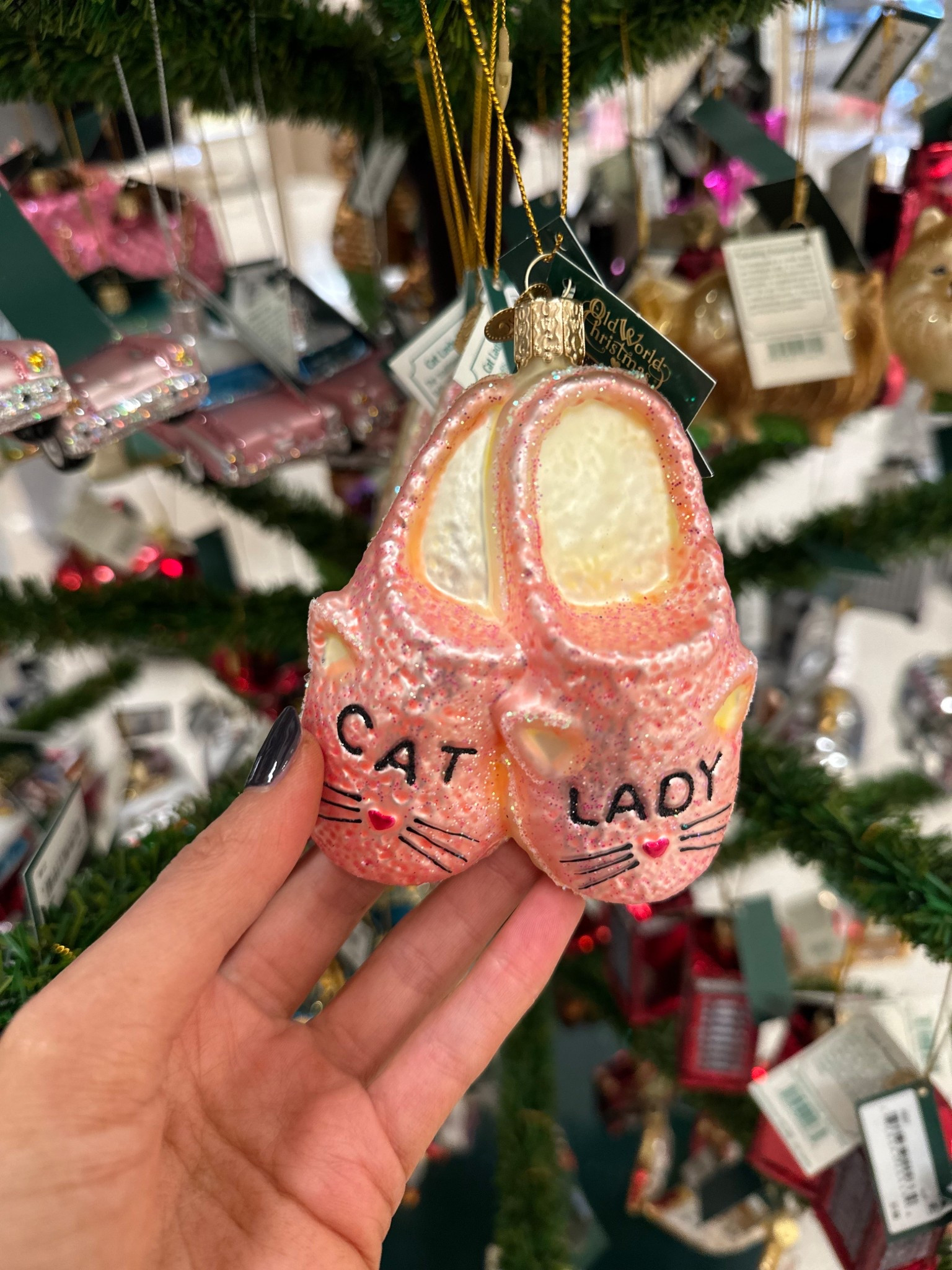 Cat lady ornament
Gift idea
Christmas 

#LTKHoliday