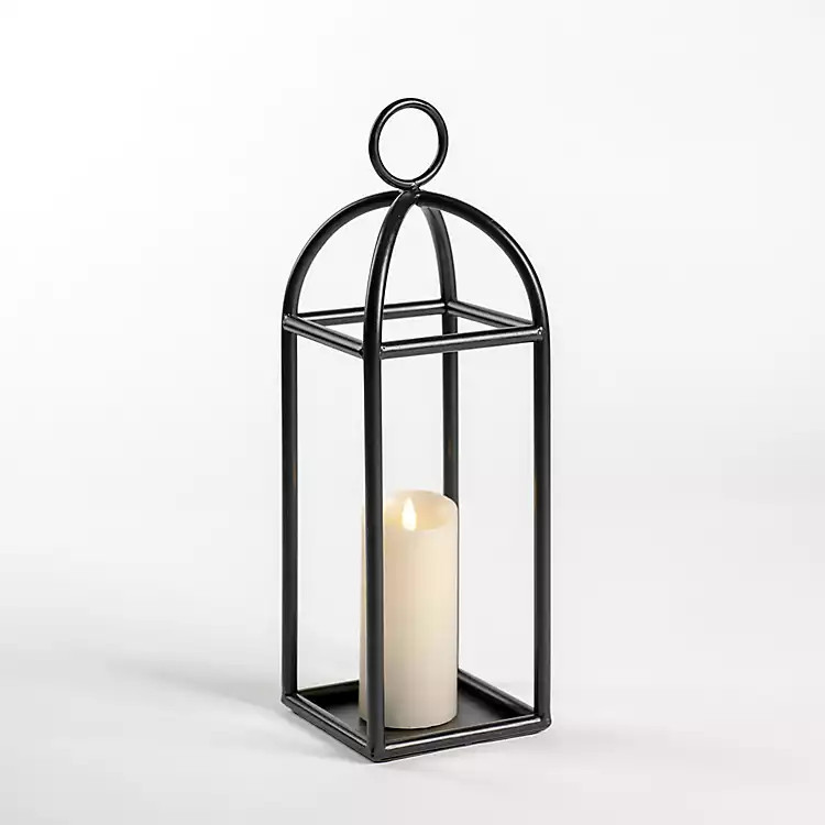 Black Iron Carlisle Lantern, 19 in. | Kirklands Home | Kirklands