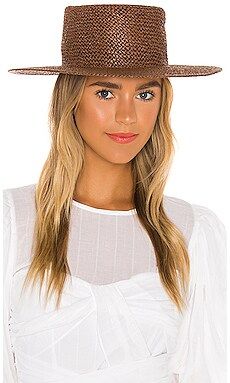 Brixton Whitney Hat in Brown from Revolve.com | Revolve Clothing (Global)