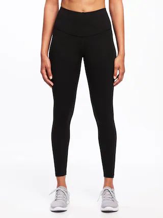 High-Waisted Elevate 7/8-Length Compression Leggings For Women | Old Navy (US)