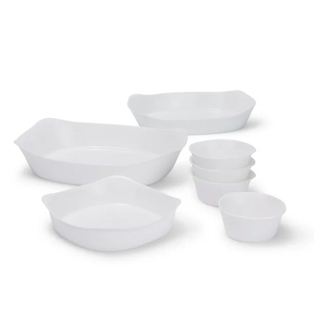 Rubbermaid Glass Baking Set for Oven, DuraLite 7 Piece Set without Lids - Walmart.com | Walmart (US)