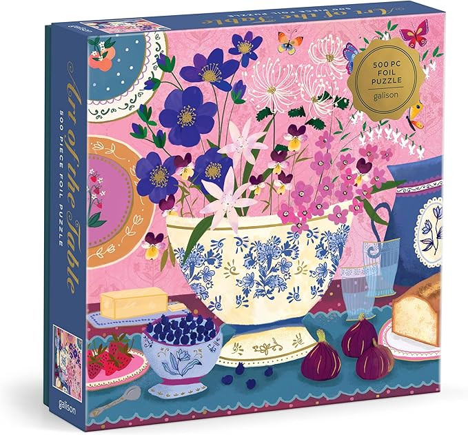 Galison Art of The Table – 500 Piece Joy Laforme Jigsaw Puzzle Featuring Beautiful Artwork of F... | Amazon (US)