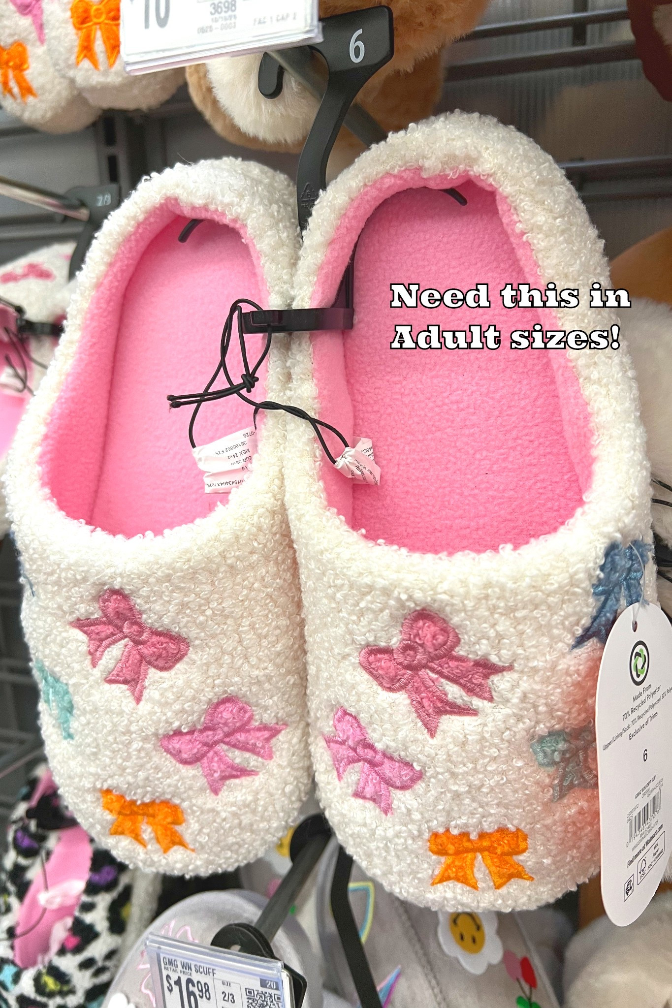 Walmart Wonder Nation Girls Sherpa Fleece Embroidered Bow Slippers #bowslippers #walmartdeals #girlsslippers

#LTKKids #LTKFindsUnder50 #LTKHome