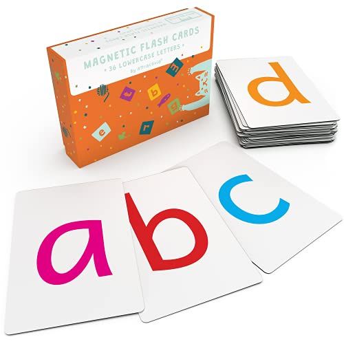 Attractivia Magnetic Big Alphabet ABC Flash Cards - 36 Sturdy Lowercase Large Letters(3 Sets of V... | Amazon (US)