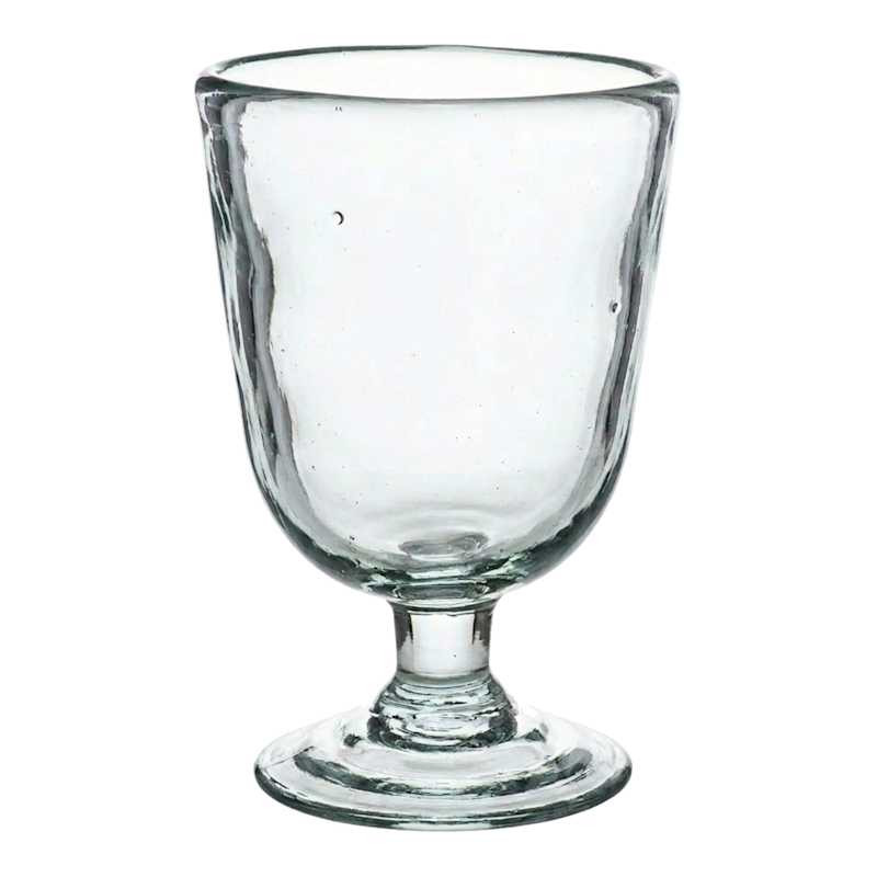 Green Wine Goblet Glass, 10oz | At Home