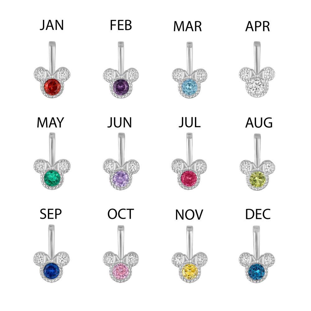 Minnie Mouse Birthstone Charm by Rebecca Hook | Disney Store