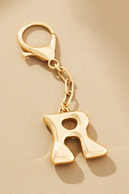 Bubble Letter Monogram Bag Charm | Anthropologie (US)
