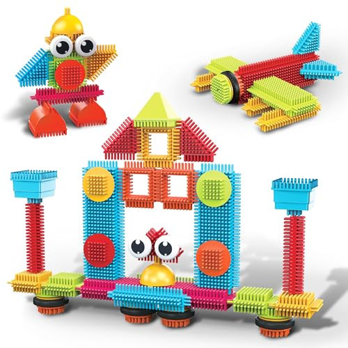 Picasso Toys 41pc Hedgehog Block Building Blocks Construction Toy Set w/IdeaBook Learning Playset None Magnetic STEM STEAM Educational Kit Child Brain Development Preschool Kindergarten PTB41 | Amazon (US)