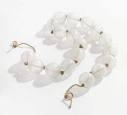 Handcrafted Oversized Sea Glass Garland | Pottery Barn (US)