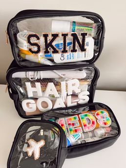 Clear Makeup Bag Collection | KenzKustomz