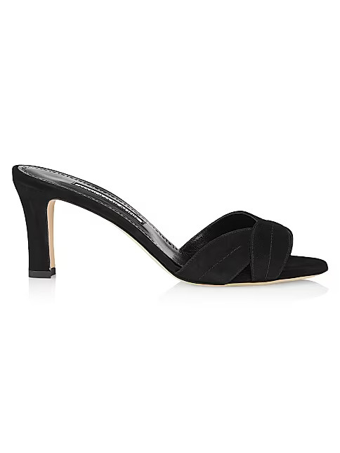 Siemu 70MM Suede Kitten-Heel Sandals | Saks Fifth Avenue