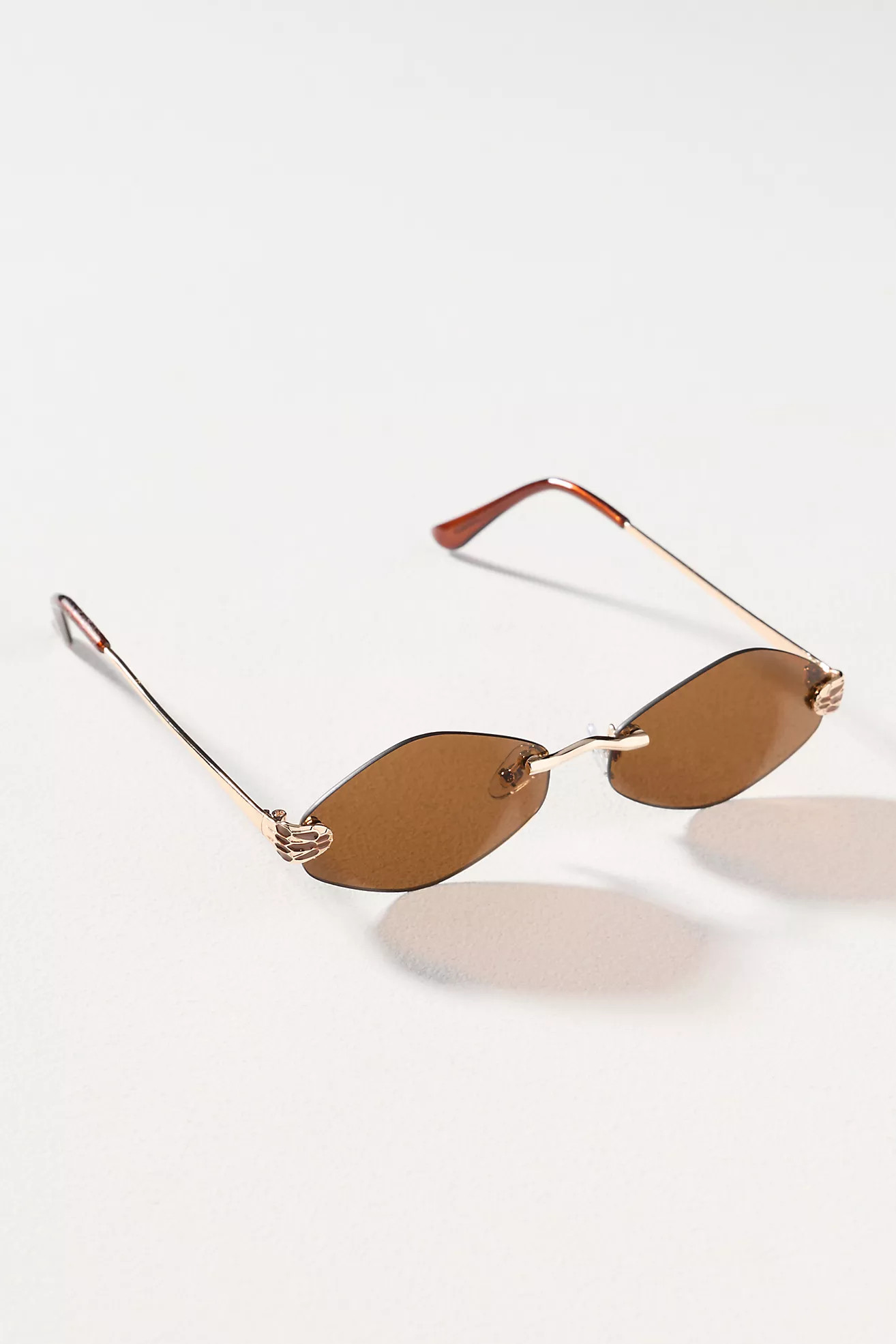 I-SEA Slim Frameless Sunglasses | Anthropologie (US)