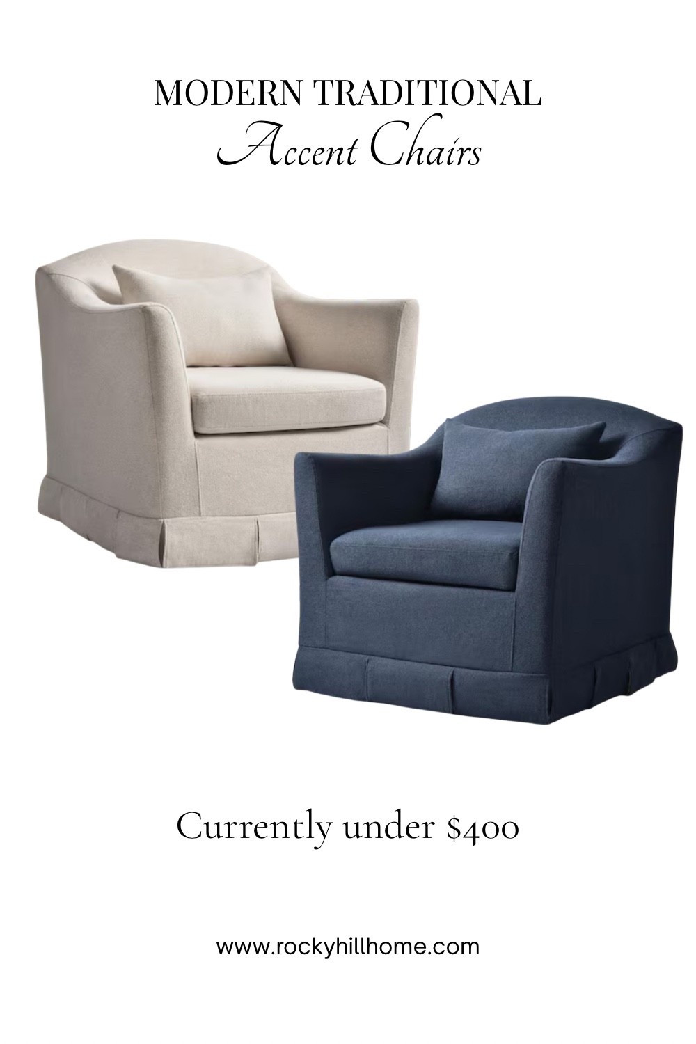 My favorite affordable accent chairs are back in stock and on sale for under $400! These chairs are perfect for modern traditional style living rooms, family rooms, or tucked in a corner in a bedroom .

#LTKStyleTip #LTKSaleAlert #LTKHome