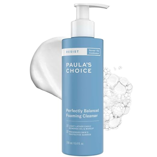 Paula's Choice RESIST Perfectly Balanced Foaming Facial Cleanser, Face Cleanser with Hyaluronic A... | Amazon (US)