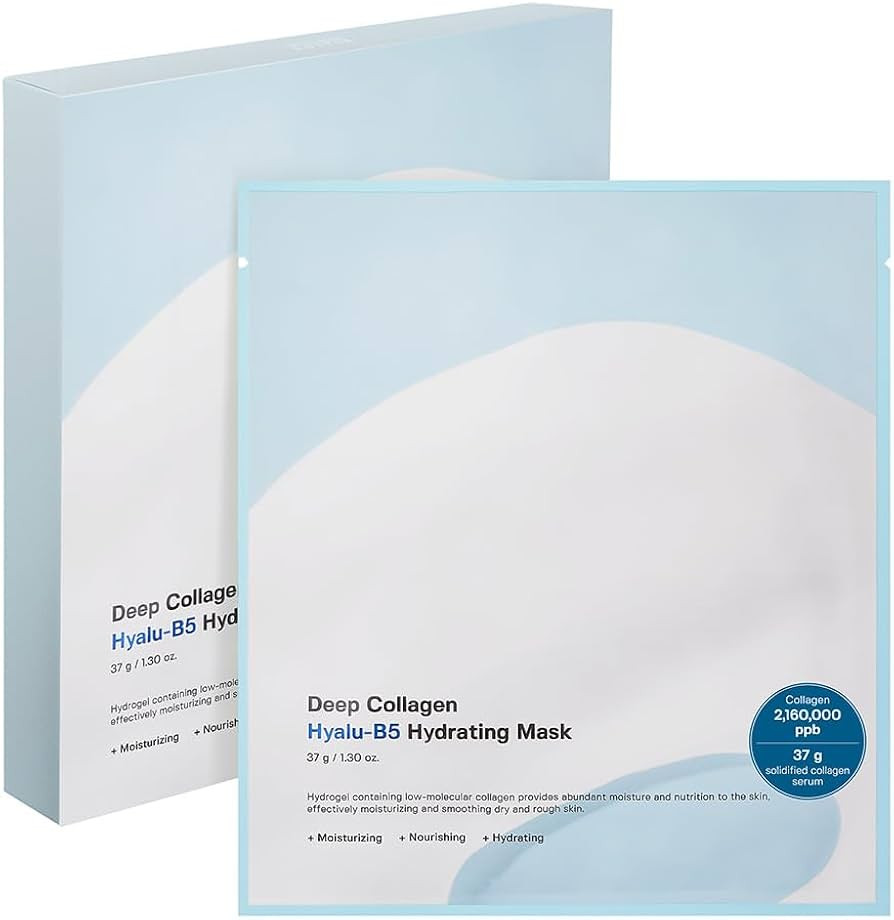 Deep Collagen Hyalu-B5 Hydrating Overnight Mask 37gx4ea | The real collagen 2,160,000ppb | Facial... | Amazon (US)