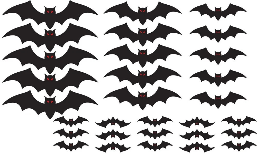 Cemetery Bat Cutouts Mega Value Pack 30ct - Walmart.com | Walmart (US)