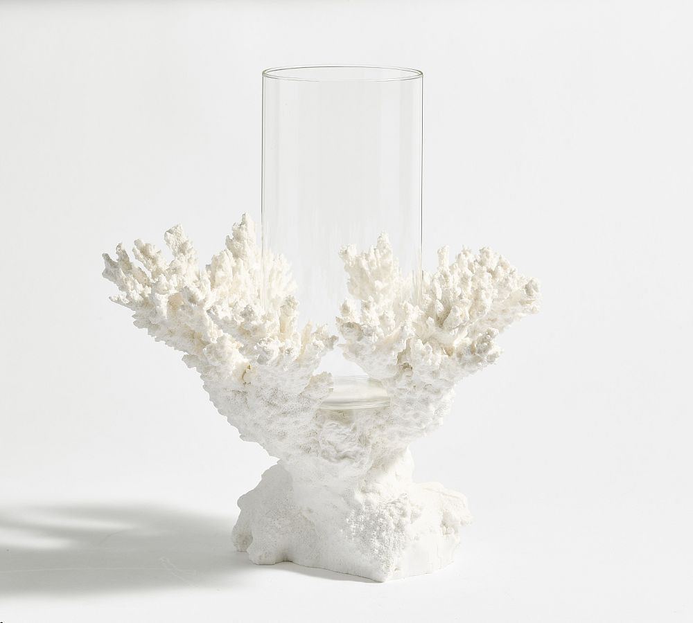 Coral Candle Holder | Pottery Barn (US)