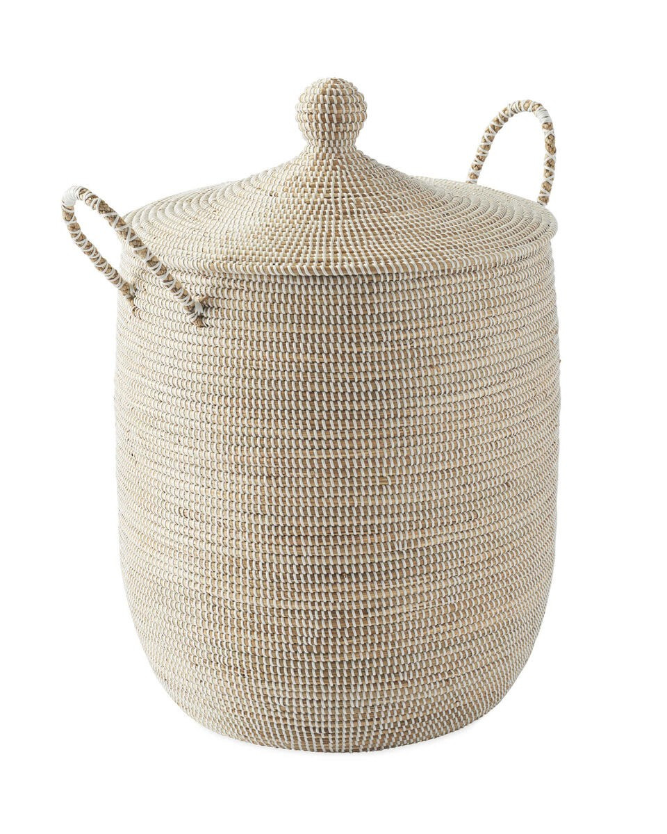 La Jolla Basket - White | Serena and Lily