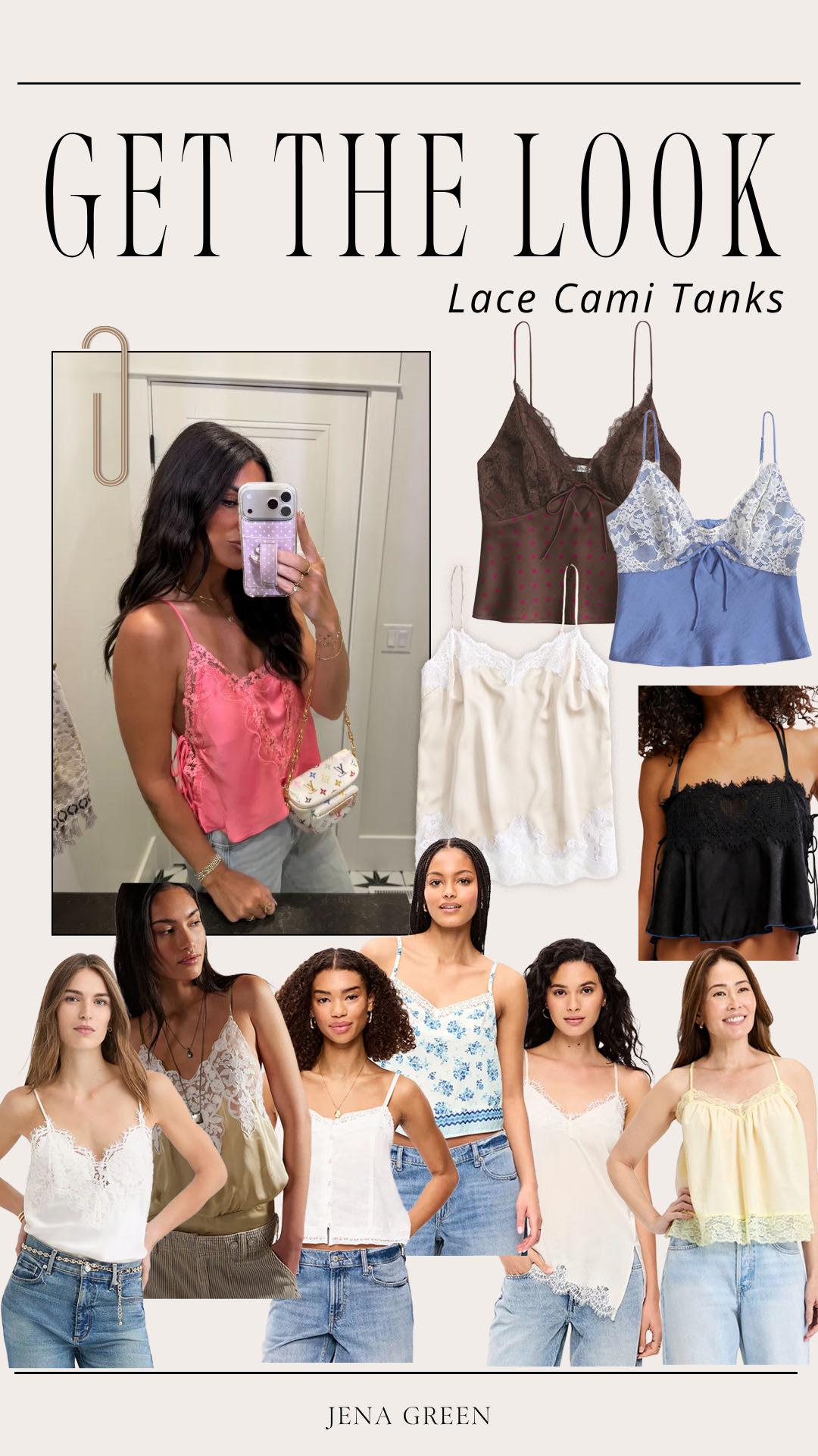 Get the Look Lace Cami Tanks | Lace Tank Tops  

 #LTKootd #LTKSeasonal