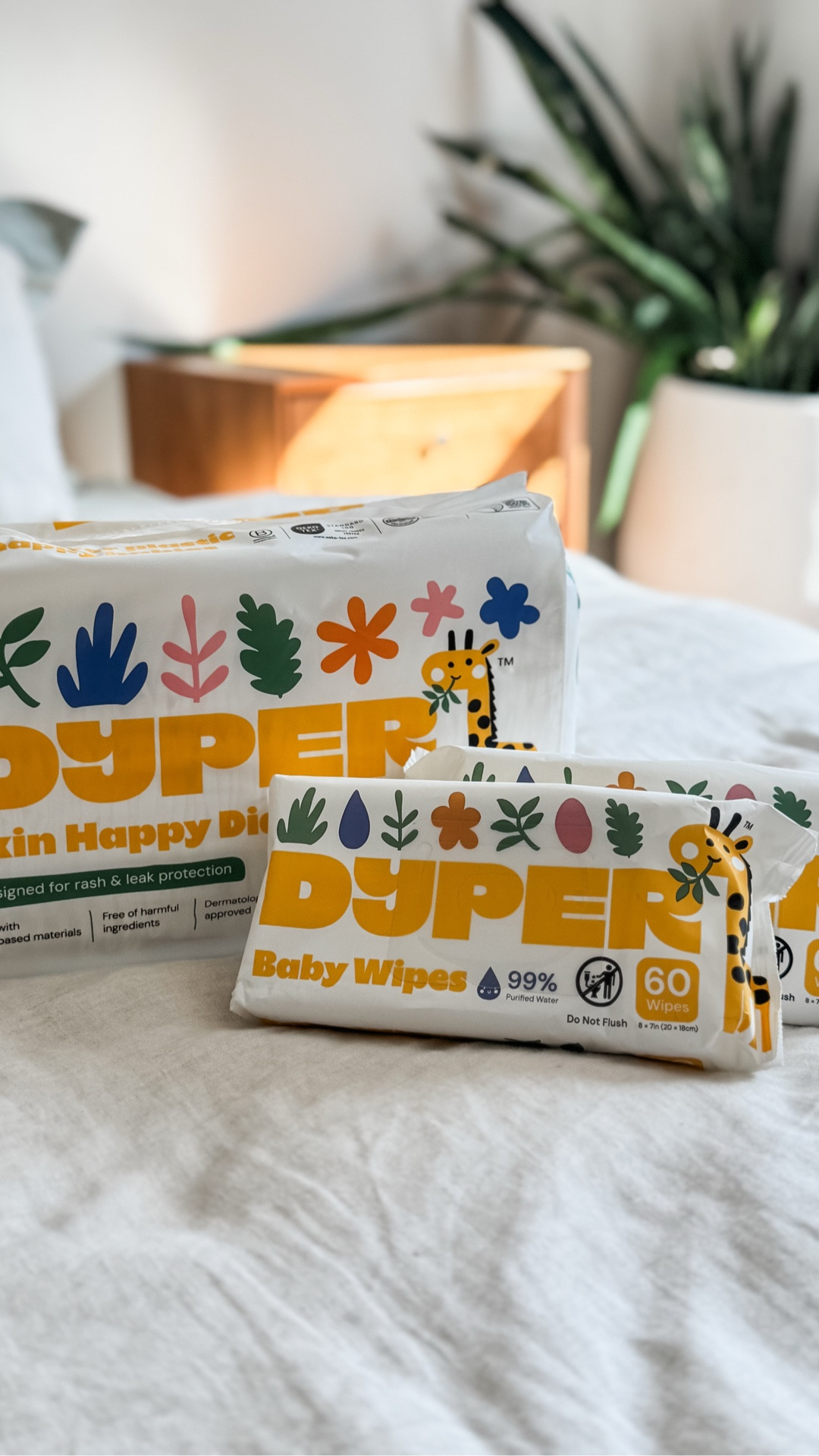 My favorite diapers and I’m never going back!! 

Dypers are designed to prevent leaks and rashes and let me tell you they do just that. I was struggling with daily (sometimes hourly)  leaks and blowouts with my newborn and now that I switched to Dyper he hasn’t had a SINGLE leak, blowout, or rash. 

They are made with plant-based materials and don’t contain any unnecessary plastics. Only natural plant-based fibers are touching your baby’s skin. They are also free from over 1,000 harmful chemicals and are dermatologist recommended with a 5-Star dermatologist rating! 

On top of it all, the packaging is SO cute that I proudly display the diapers and wipes around my house without feeling the need to tuck them away or cover them up. 

I REALLY love the sleek white design of the diaper itself and the extra long tabs that stretch all the way around the front are *chef’s kiss*. 

I wish I would have switched soooo much sooner than I did!

#LTKBaby #LTKmomlife #LTKBump