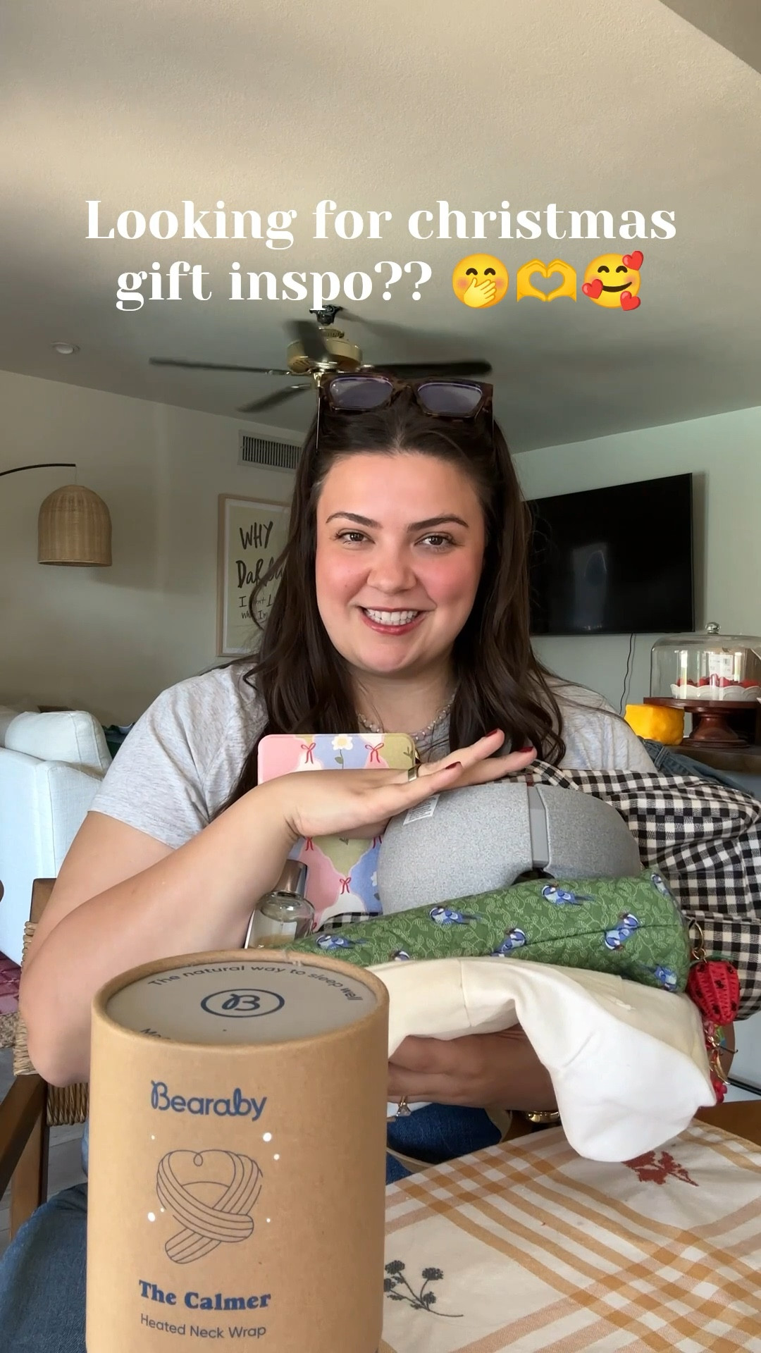 Holiday gift ideas you’ll actually love 🎁💖 Rounding up my favorite gifts I’ve personally received for birthdays + holidays that I think you or your loved ones might also love! Products mentioned:
@BAGGU medium bowler bag
@Dear Reader Co kindle case
Sharper Image massaging eye mask
@Good Molecules Yerba mate eye gel
@Dossier Perfume Ambery cherry 
@Vera Bradley large pouch in green birds
@Cozy Earth sheets
@Bearaby the calmer, heated neck wrap
Weck Jars 
#holidaywishlist #christmasgiftideas #wishlistideas 

#LTKHoliday #LTKCyberWeek #LTKGiftGuide