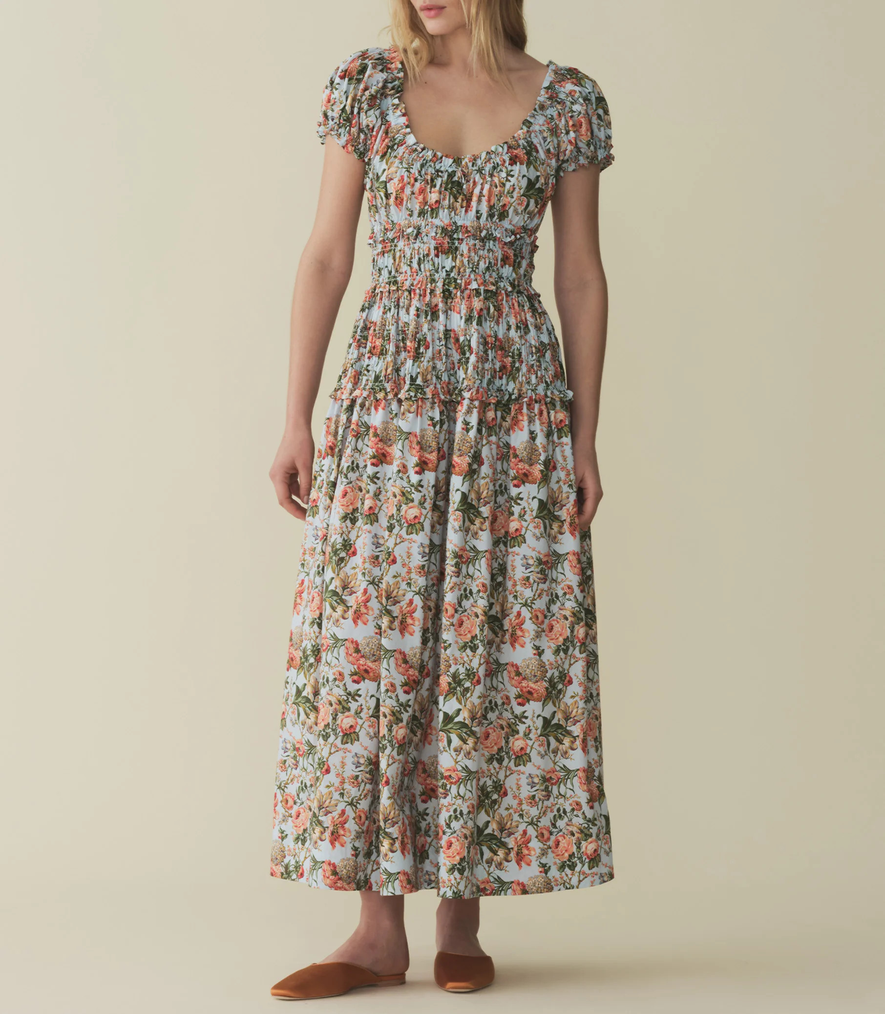 LEANNE DRESS -- CALICO GARDEN | DOEN
