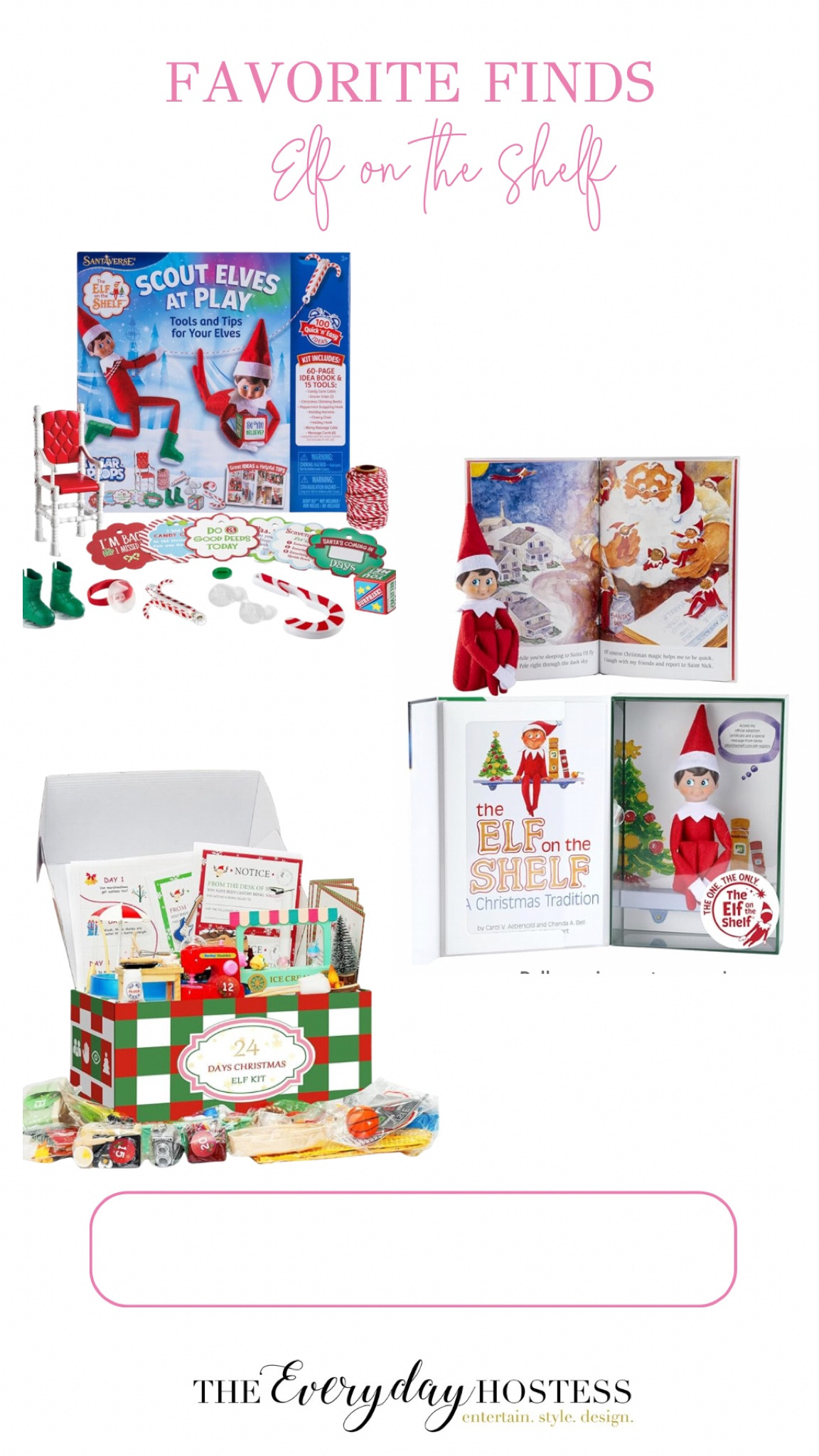 Elf on the Shelf plus accessories 

#christmas #christmastraditions #ltkholiday #elfontheshelf

#LTKSeasonal #LTKHome #LTKFamily