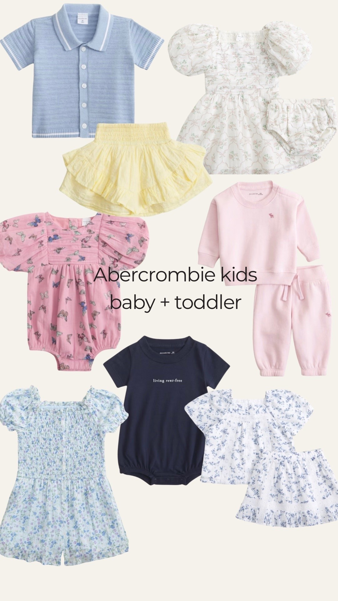 New Abercrombie kids baby and toddler!