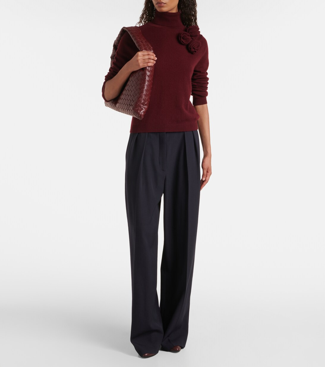Wool and cashmere turtleneck sweater | Mytheresa (US/CA)