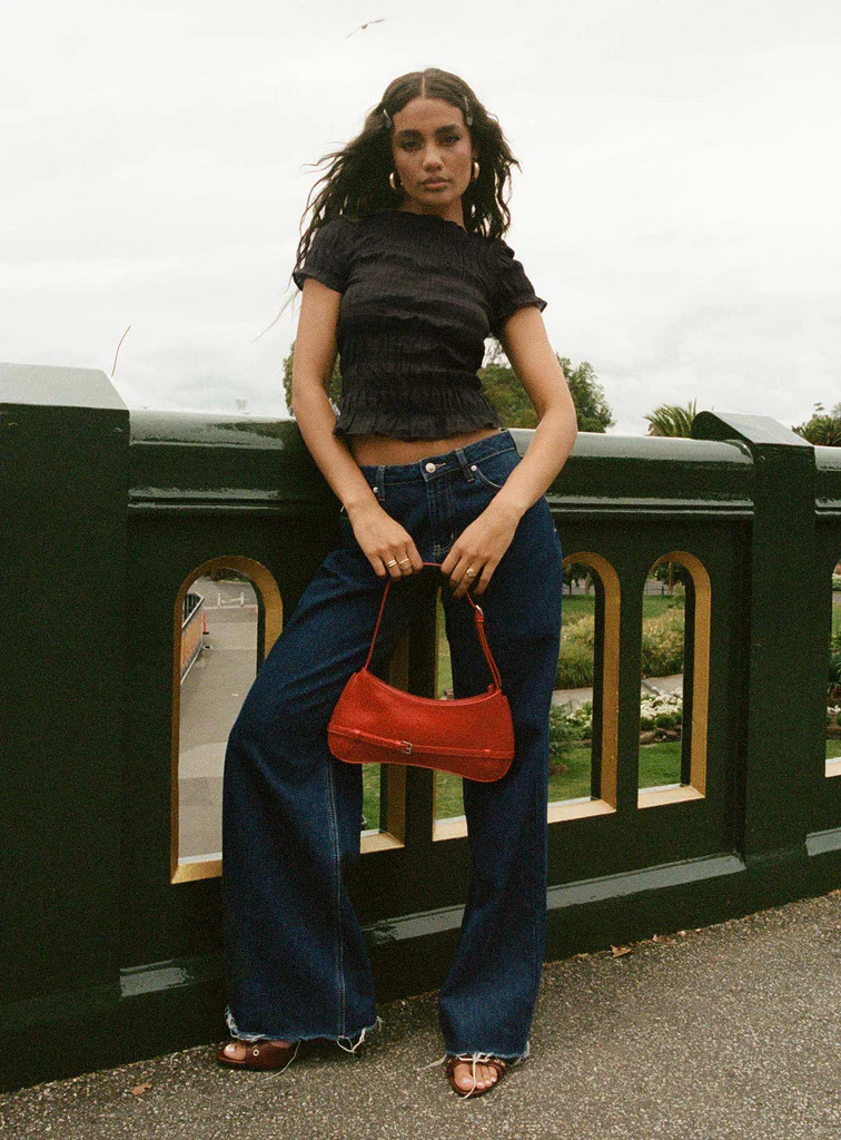 Darla Low Rise Straight Leg Jean Dark Wash | Princess Polly US