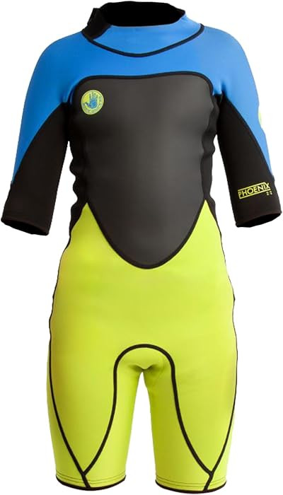 Body Glove Phoenix 2mm Kids Wetsuit for Boys Girls, Neoprene Back-Zip Short Sleeve Springsuit, Si... | Amazon (US)