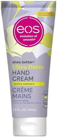 eos Shea Better Hand Cream - Vanilla Cashmere Hand Lotion | Instant Hydration + Lasting Protectio... | Amazon (US)