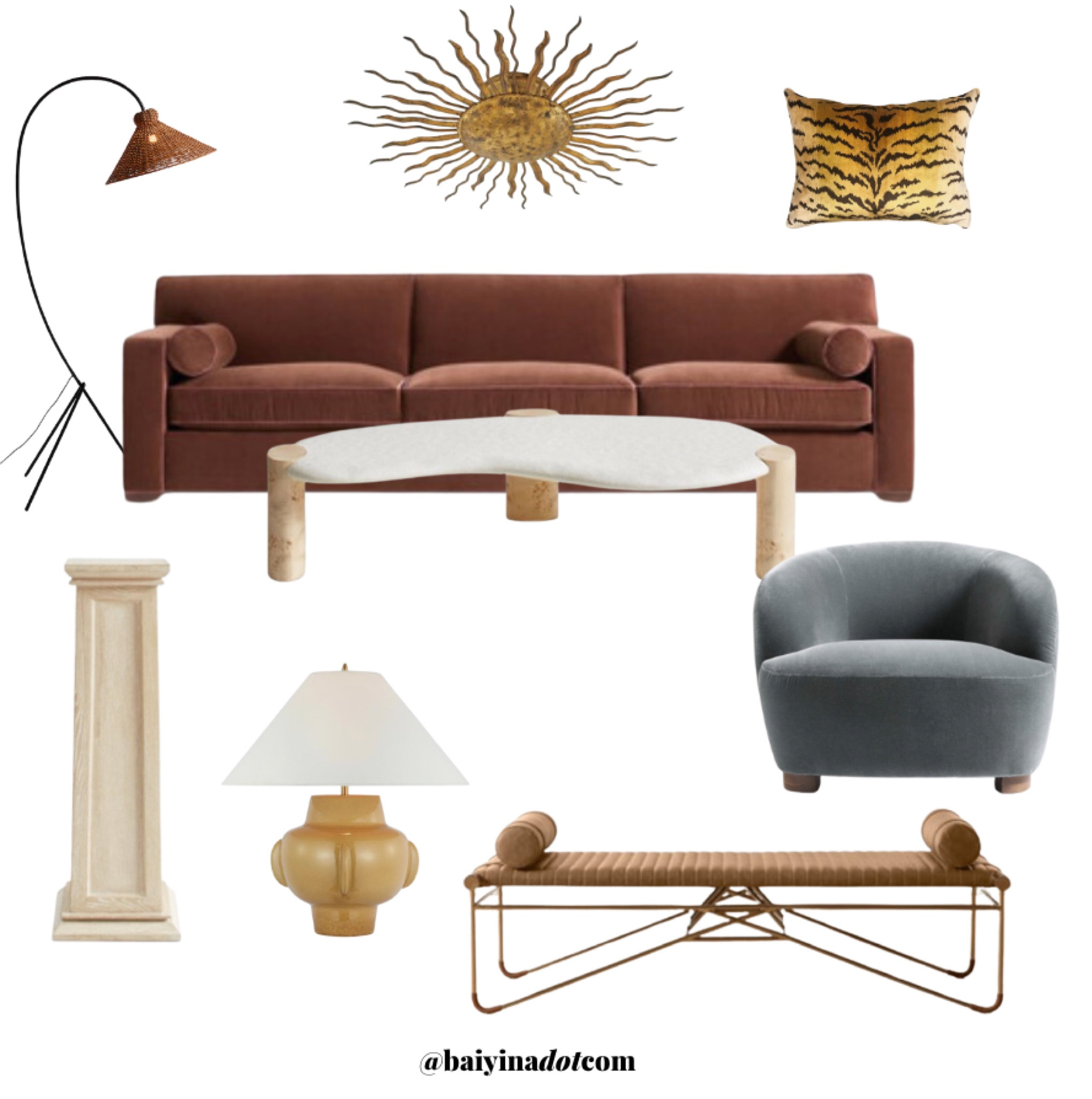 Post Modern | Elegant | Living Room
Chic, comfortable, earthy warm neutral seating, lighting and accessories.  Colors of the season best, red, dusty blue, brass, terracotta.  Althena Calderone collection & more

#LTKhome #LTKstyletip