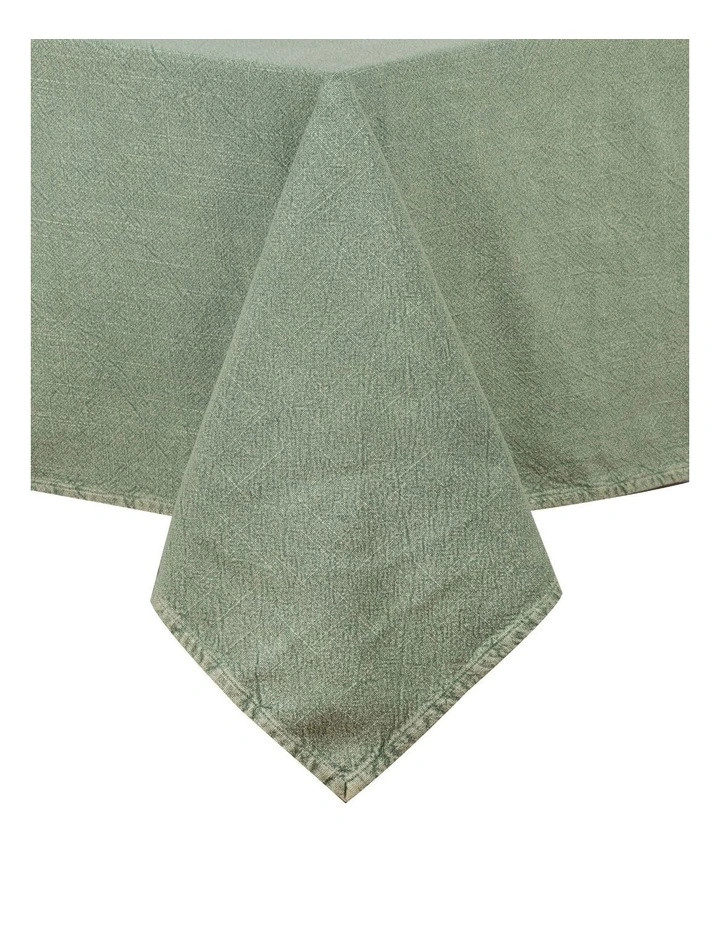 Gibson Tablecloth 300cm in Moss | Myer