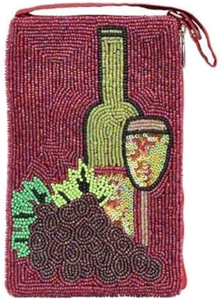 Bamboo Trading Company SHB403 Red Wine Club Bolsa, 8 pulgadas de altura, rojo, Vino | Amazon (US)