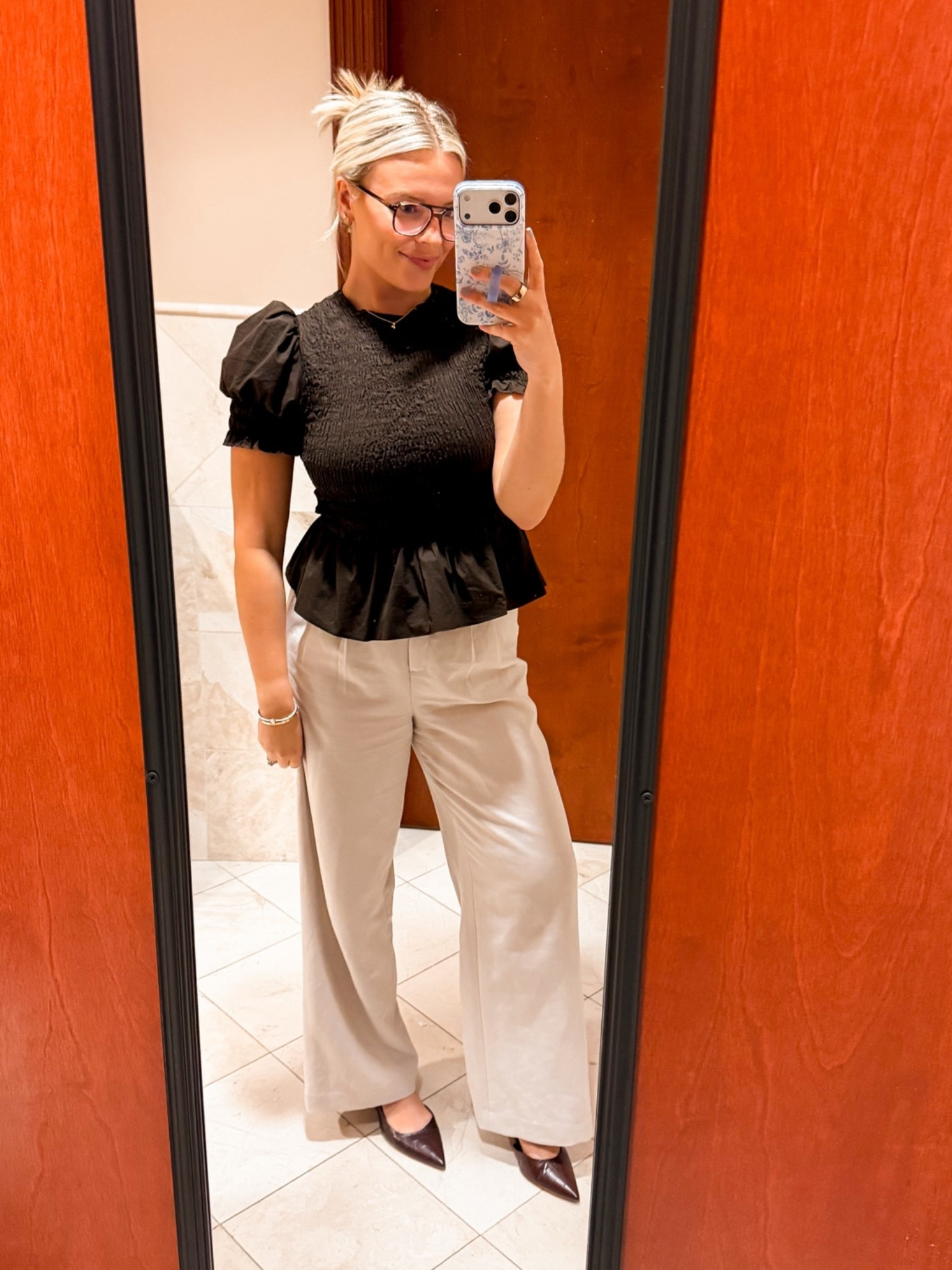 I am NOT a heels girlie but these kitten heels are so freaking comfortable! I have this shirt and these pants in multiple colors as well 🤭 office staples!

#LTKmomlife #LTKWorkwear