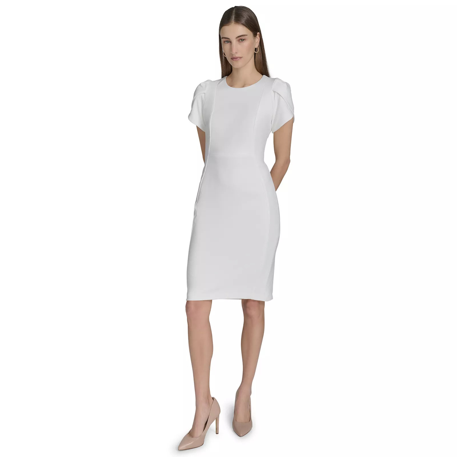 Women's Andrew Marc New York Tulip Sleeve Sheath Dress | Kohl's