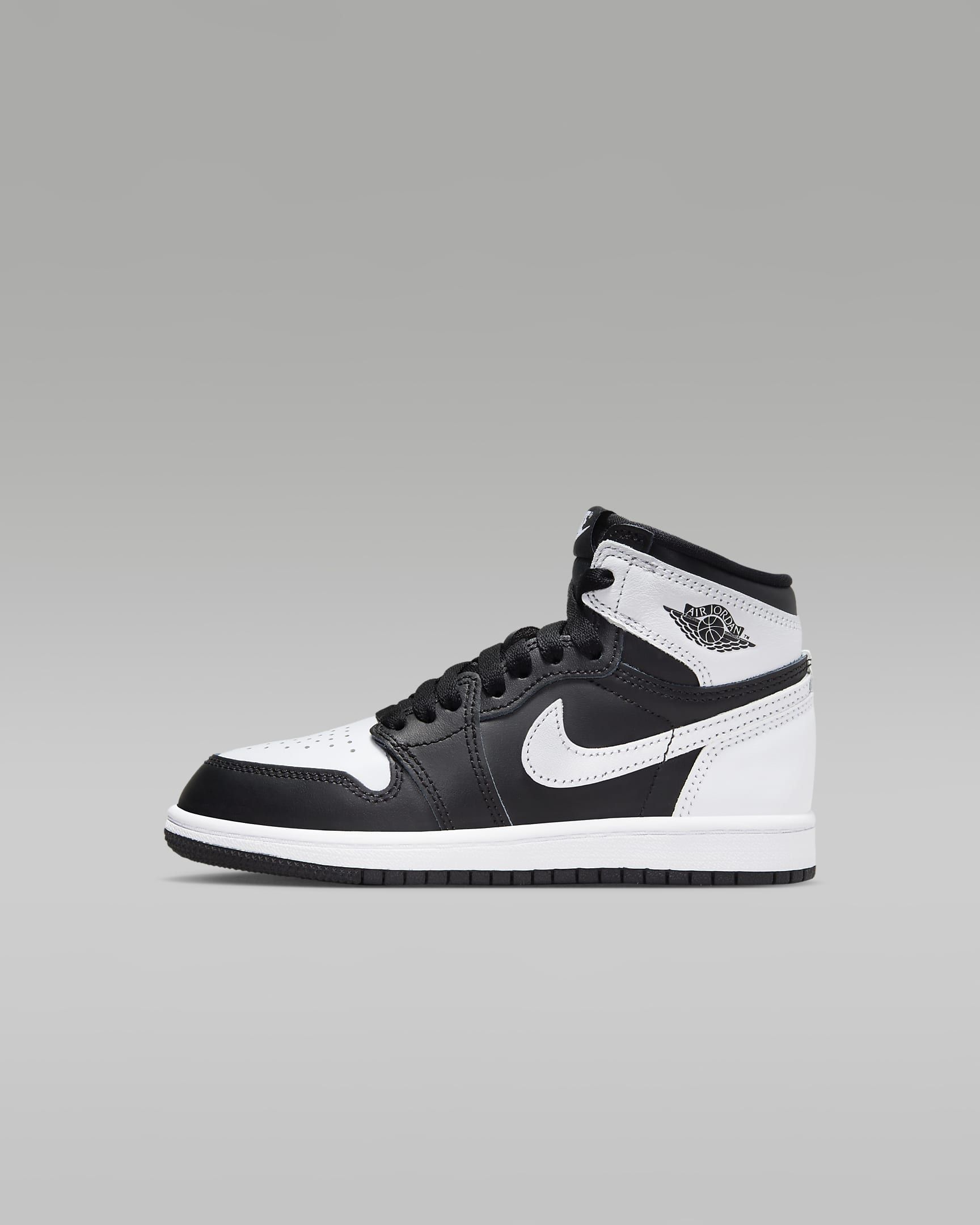 Jordan 1 Retro High OG "Black & White" Little Kids' Shoes. Nike.com | Nike (US)