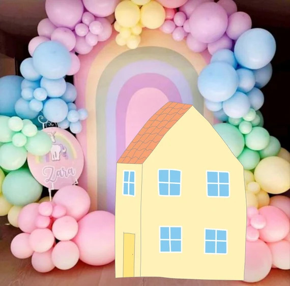 PEPPA HOUSE Pig Big Decor on Salee: Printable Cutout Decor - Etsy | Etsy (US)