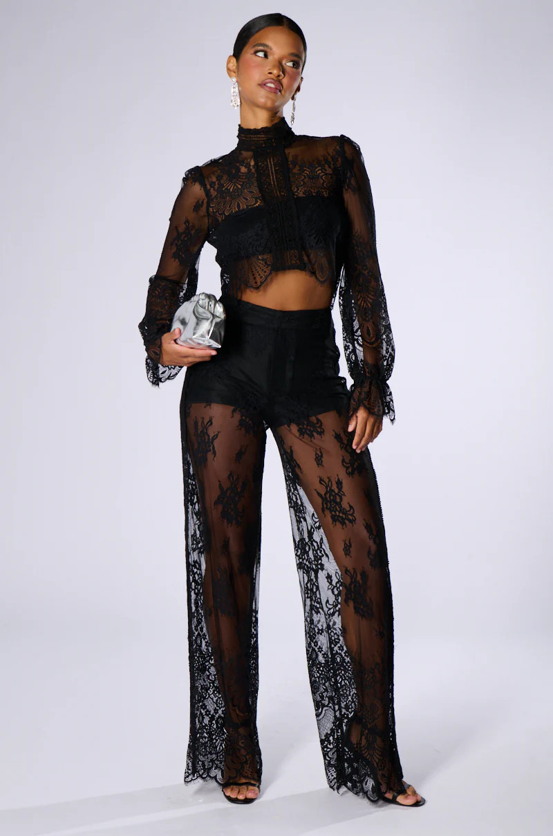 MISS ME YET LACE TROUSER | AKIRA