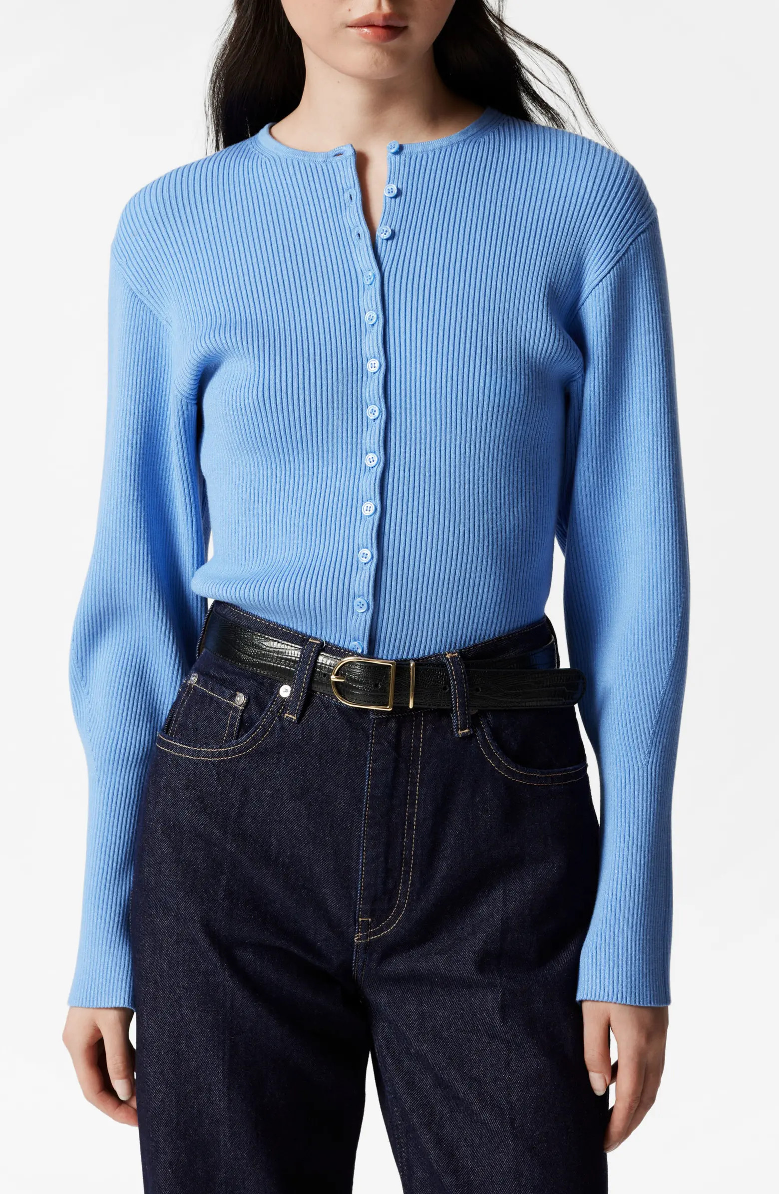 Fitted Rib Cardigan | Nordstrom