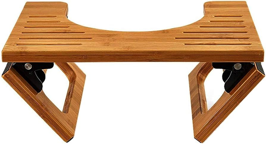 AmazerBath 7 Inches Bamboo Toilet Stool Squat for Adults, Collapsible Poop Stool for Bathroom, Po... | Amazon (US)