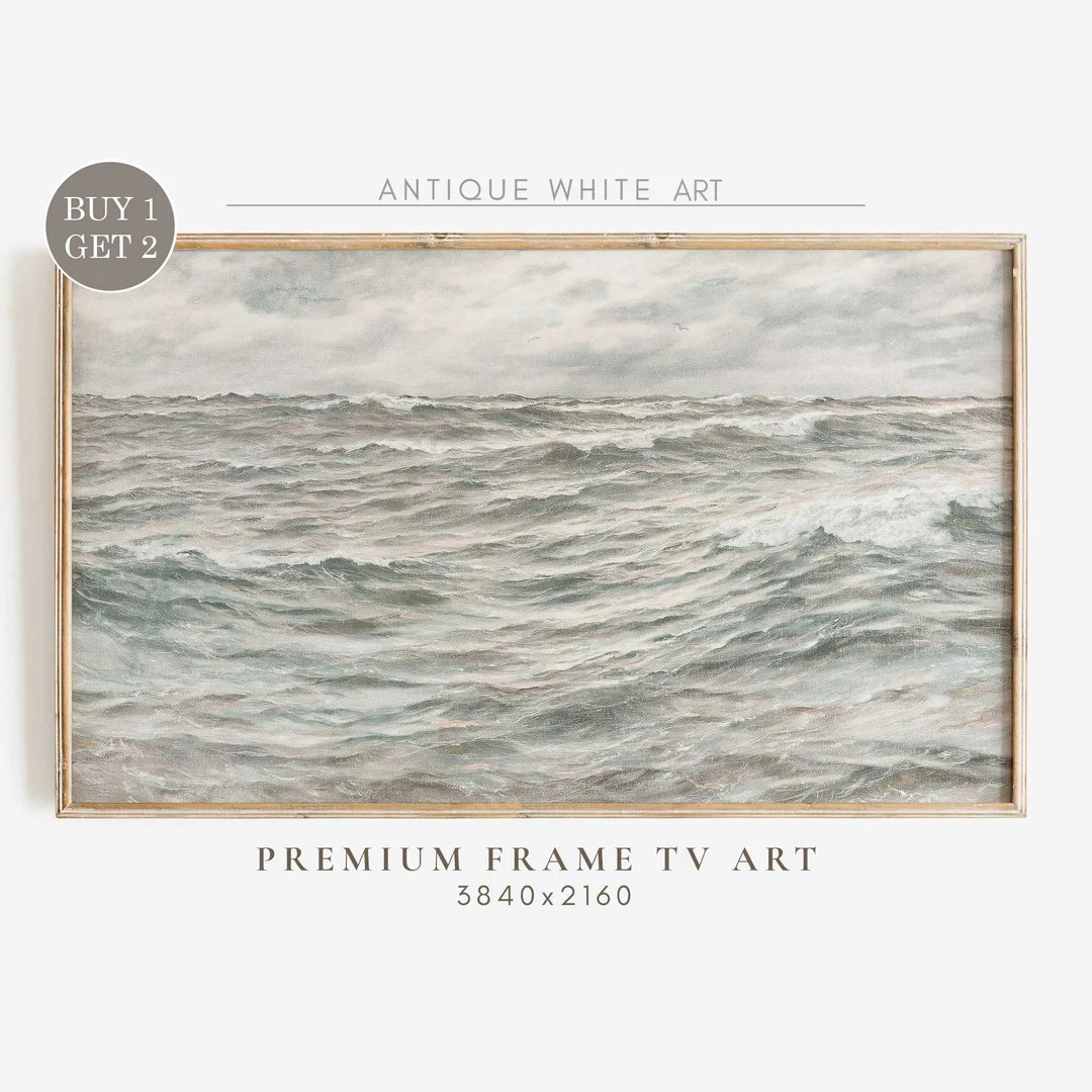Ocean Samsung Frame TV Art Summer Art for Frame TV Neutral - Etsy | Etsy (US)