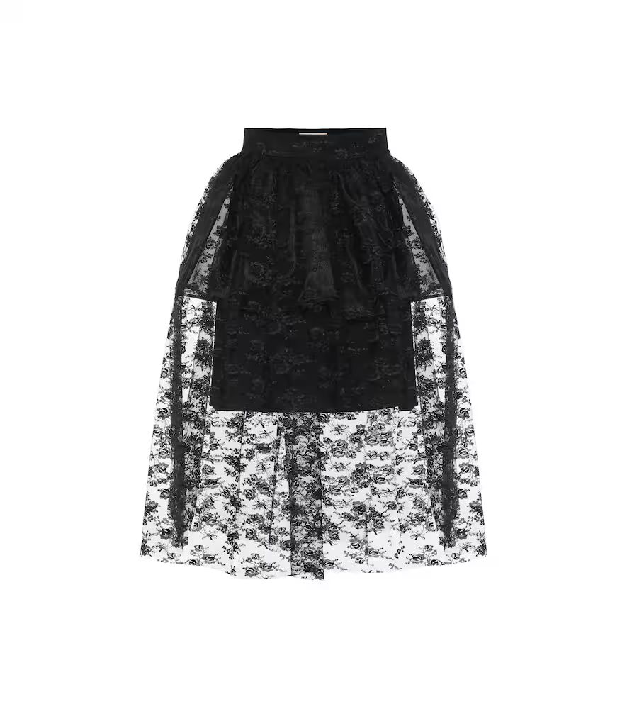 Christopher Kane Lace midi skirt | Mytheresa (INTL)