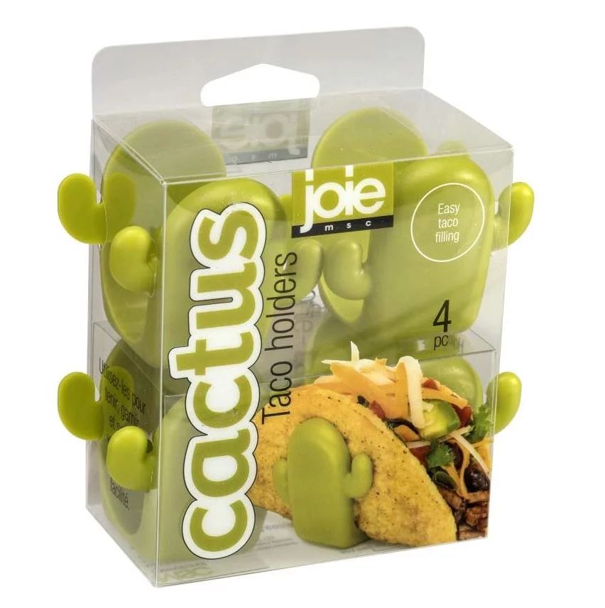 Joie Cactus-Shaped Easy-Filling Taco Shell Holder Stands - 4 Pack | Walmart (US)