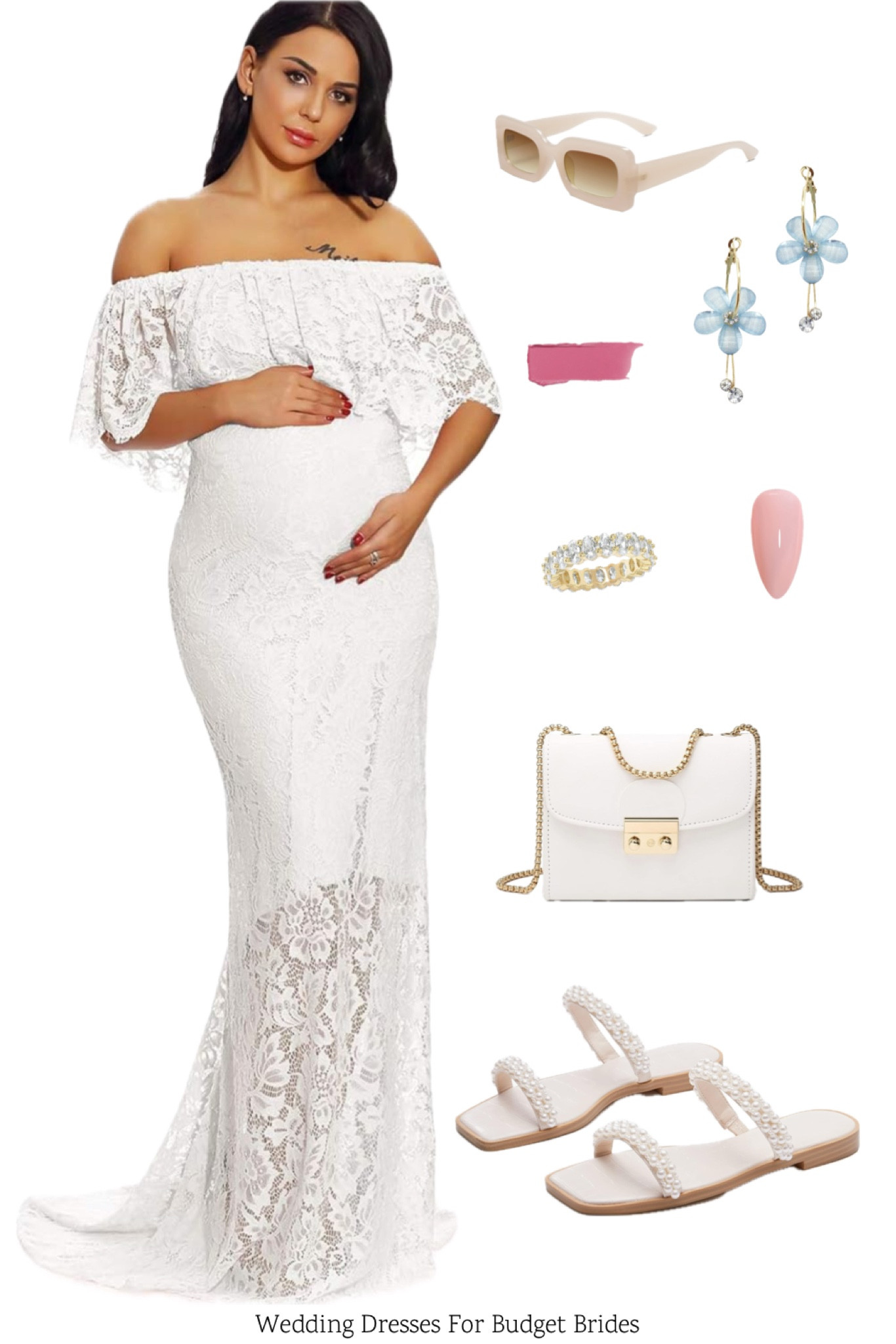 Affordable outfit idea on Amazon for the pregnant bride to be. 

White maternity dress. Maternity bridal shower dress. Baby shower dress. Maternity fashion. Maternity photoshoot. Maternity wedding dress. Formal maternity gown. 

#LTKParties #LTKWedding #LTKBump